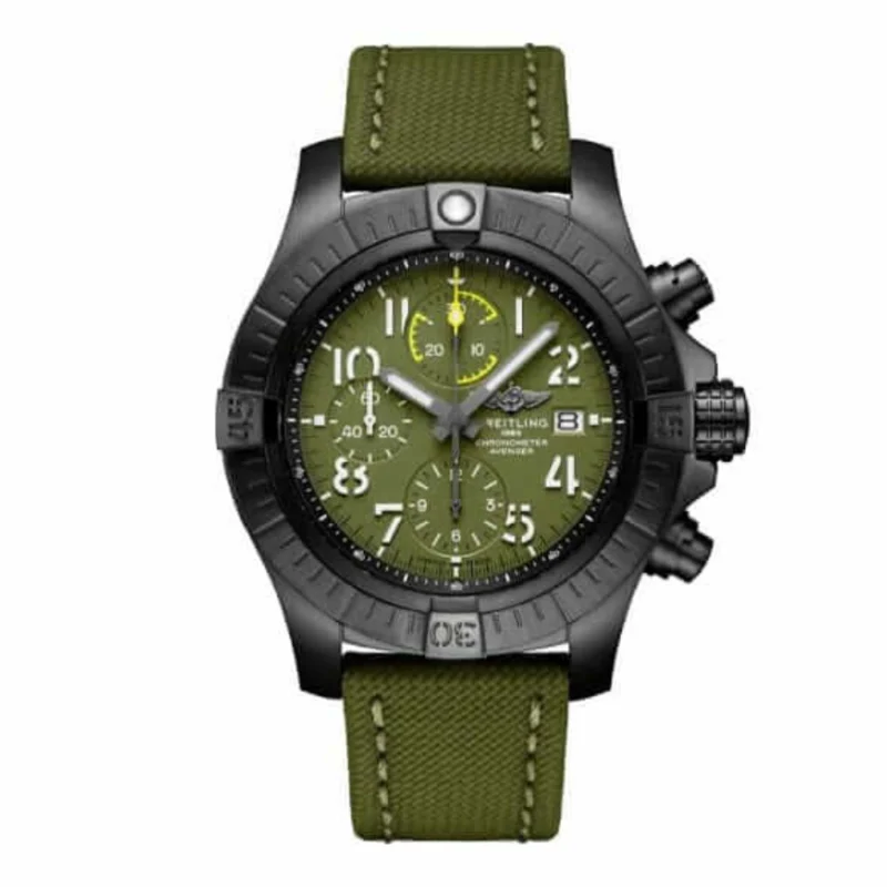 Home Mega-electronics 67 Breitling Avenger Night Mission Replica