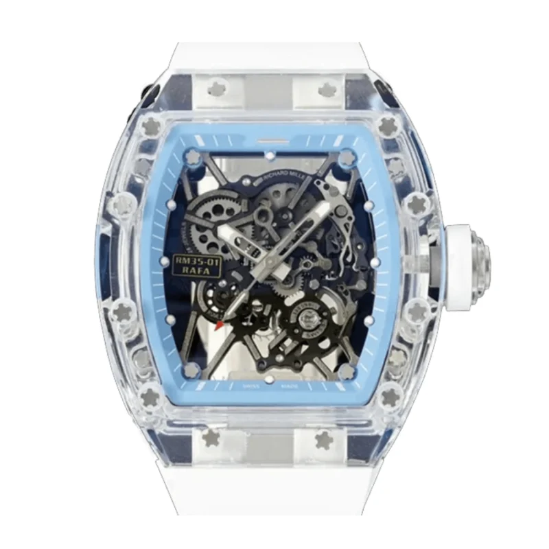 Home Mega-electronics 91 Richard Mille 35 01 Ice Blue Replica