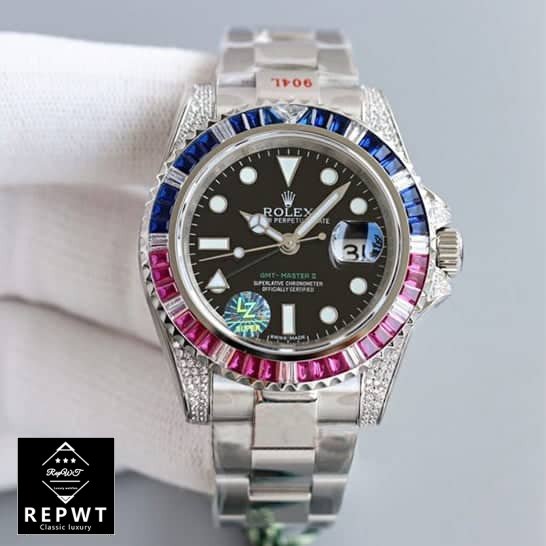 Rolex-GMT-Master-II-116710-Blue-Red-Gem-Set-Bezel-on-hss-hands-3 Rolex-GMT-Master-II-116710-Blue-Red-Gem-Set-Bezel-on-hss-hands-3