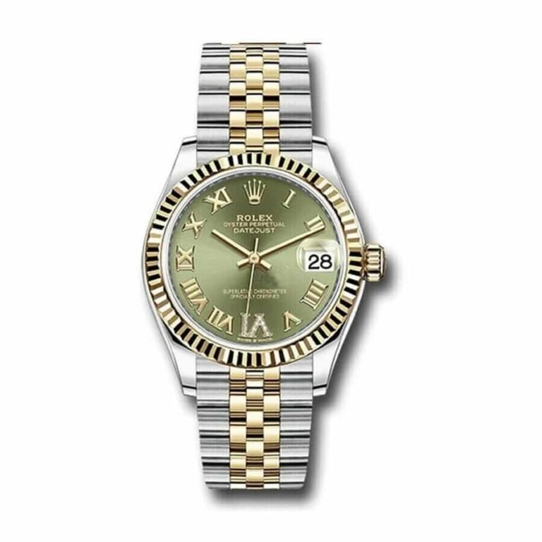 Home Mega-electronics 38 datejust green roman number