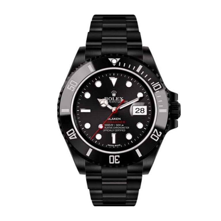 Home Mega-electronics 31 rolex blaken submariner date singel red black dial 116610n replica
