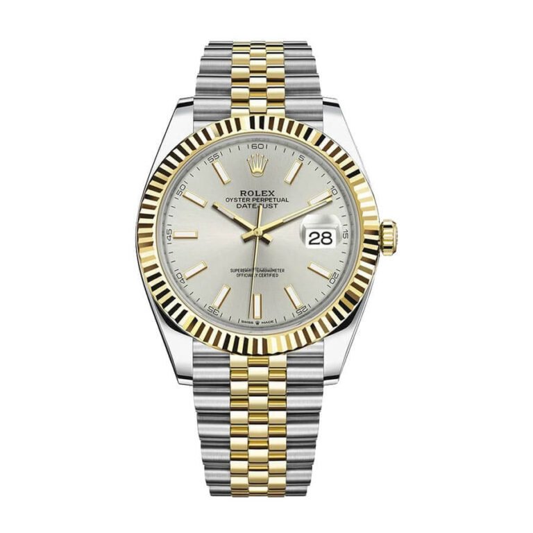 Home Mega-electronics 41 rolex datejust 126333 yellow gold steel silver dial jubilee replica 1