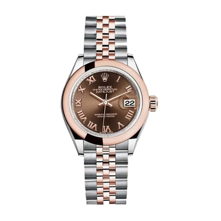 Home Mega-electronics 5 rolex datejust 28mm 279161 steel everose gold automatic chocolate dial