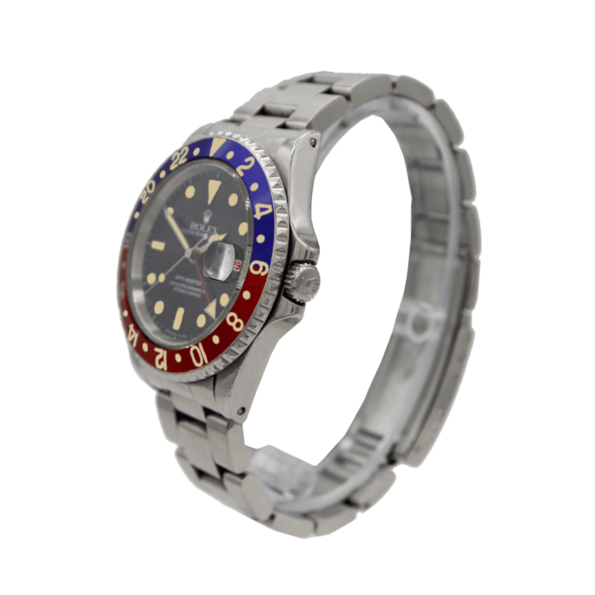 rolex gmt master ii red black bezel blue dial 16710 oyster replica 2 1