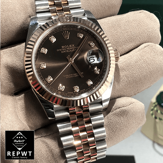 rolex_datejust_II_126331_rose_gold_steel_chocolate_diamond_dial_jubilee_replica_brown_steel_unitedluxurynet rolex_datejust_II_126331_rose_gold_steel_chocolate_diamond_dial_jubilee_replica_brown_steel_unitedluxurynet