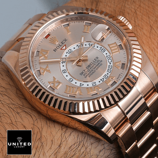 rolex_sky-dweller_everose_gold_sundust_dial_326935_oyster_man_dial rolex_sky-dweller_everose_gold_sundust_dial_326935_oyster_man_dial