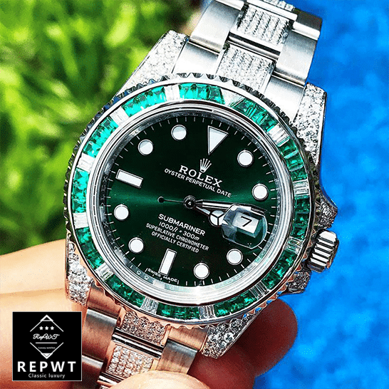 rolex_submariner_hulk_116610LV_diamond_green_dial_iced_out_replica_left-1 rolex_submariner_hulk_116610LV_diamond_green_dial_iced_out_replica_left-1