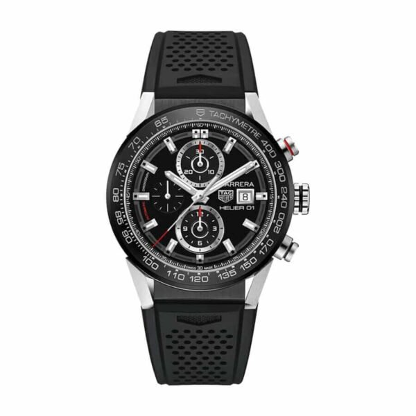 TAG Carrera Black Rubber